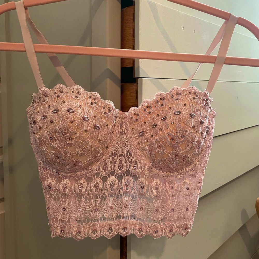 Pink Bralette/Crop Top - Windsor